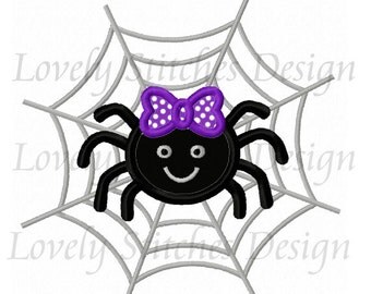 Halloween Spider web Applique Machine Embroidery Design NO:0569