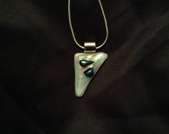 Iridescent Fused Glass necklace