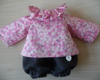 Ensemble pour poupée ou lapin en tissu