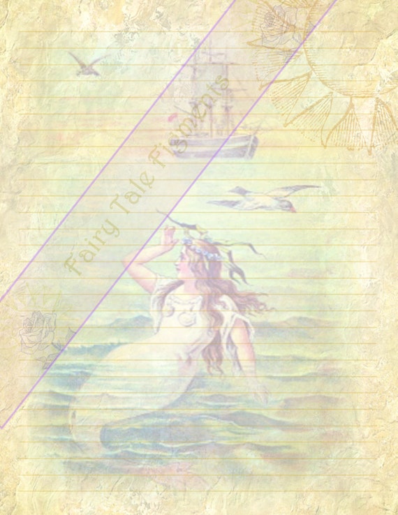 Fairy tale writing paper
