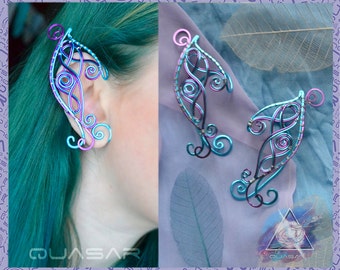Elven ears "Space" | Elvish ear cuffs, elven jewelry, elf ears, fantasy, wire ear cuffs, LOTR