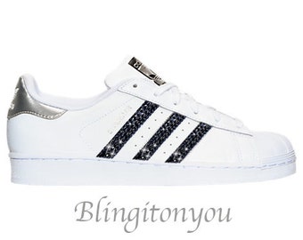 Adidas Superstar Shoes Women's White / Black Stripes