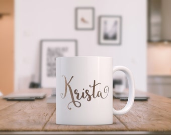 Monogram Coffee Mug, Personalized Coffee Mug, Ceramic Mug, Monogram Mug, Personalized Mug, Custom Coffee Mug, Coffee Monogram