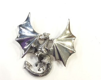 Dragon brooch | Etsy