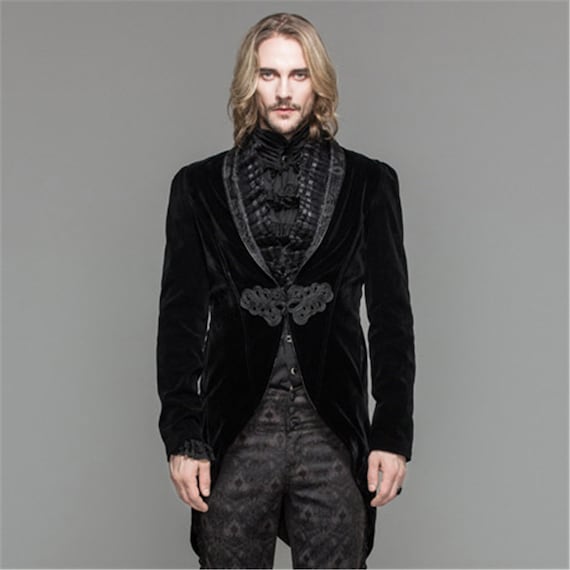 Steampunk Men's Dress Jacket Gothic Swallow Tail Wedding Coats by SteelSir steampunk buy now online