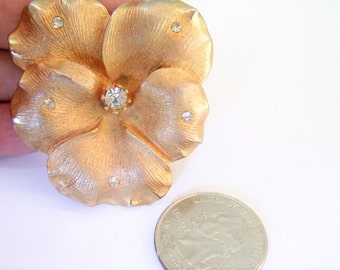 Vintage Coro Brooch / Pin / Pansy Brooch / Pin / Coro Jewelry / Pansy Jewelry / Flower Brooch / Pin / Flower Jewelry /