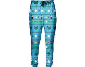 Harambe Christmas Jogger pants