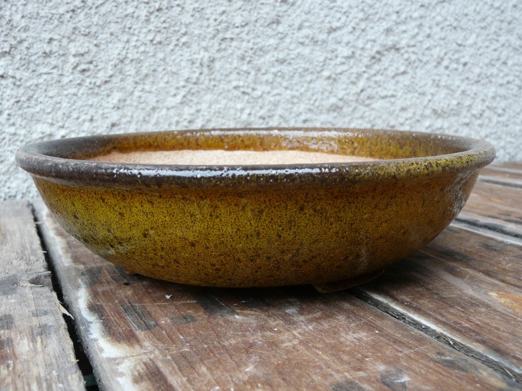  Round  bonsai  pot  planter