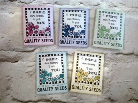 Mini Seed Pack Wild Flower Seeds Seed Pack Seeds For Mum