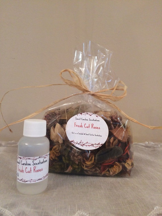 Scented Potpourri & Refresher Oil / Fresh Cut Roses Potpourri