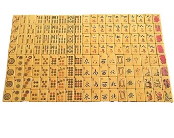 Vintage 1930s Chinese Bakelite Mahjong Set | American Chinese Mahjong Set | Case Mahjongg | Family Game Night