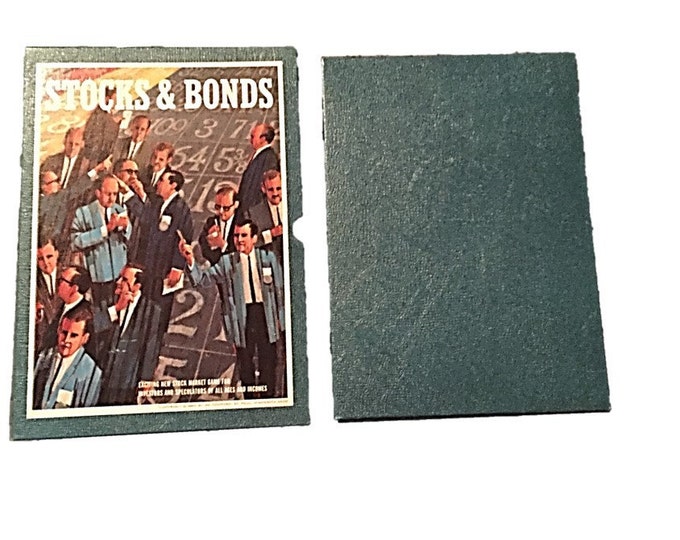 Vintage Stock Market 3M Bookshelf Game Complete Game | Original Stocks & Bonds | Finance Game | Adult Board Game Unique Gift Gift for Him