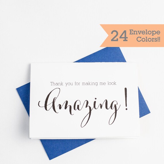 Makeup Artist Thank you Card Makeup Artist Thank You Card