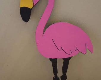 Flamingo yard art | Etsy