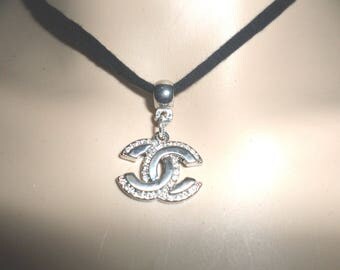 chanel necklace women tibetan silver collar crystal rhinestones