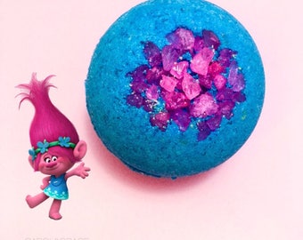 Poppy Trolls Bath Bomb, bath bombs for kids, kids bath bombs, bath bombs trolls, bath fizzie, trolls bath bomb, bath bomb, trolls, kids bath