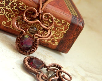 Salmandre * fiery earrings