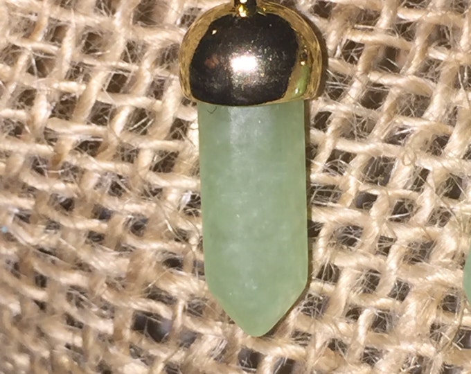 SPRING SALE Light green quartz Earrings