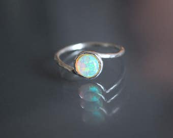 Gold opal ring | Etsy
