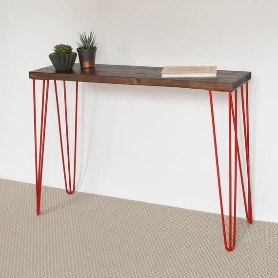 Yamin Console Table Hairpin legs Industrial Mid Century