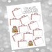 Travel Bullet Journal Printable Paper Size A4 Letter A5 9x7