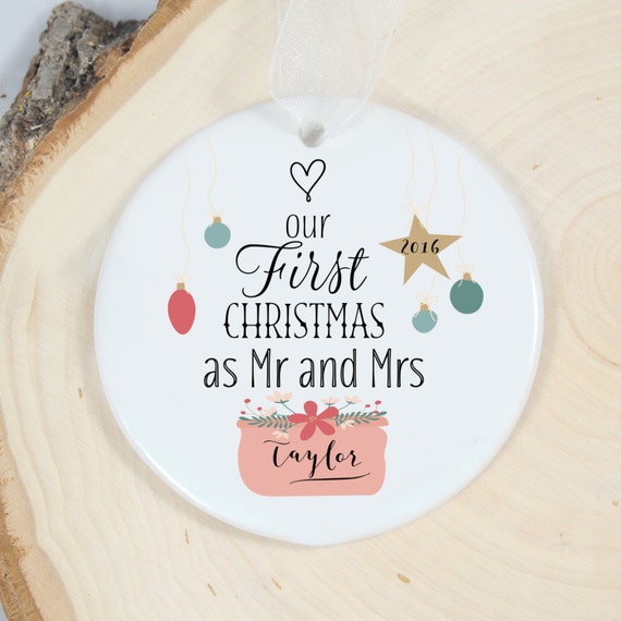 our first christmas ornament mr and mrs ornament holiday our first christmas ornament mr and mrs ornament holiday