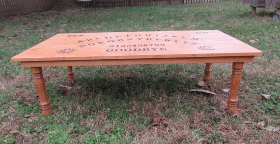 ouija board coffee table custom made ouija board spirit ouija board coffee table custom made ouija board spirit