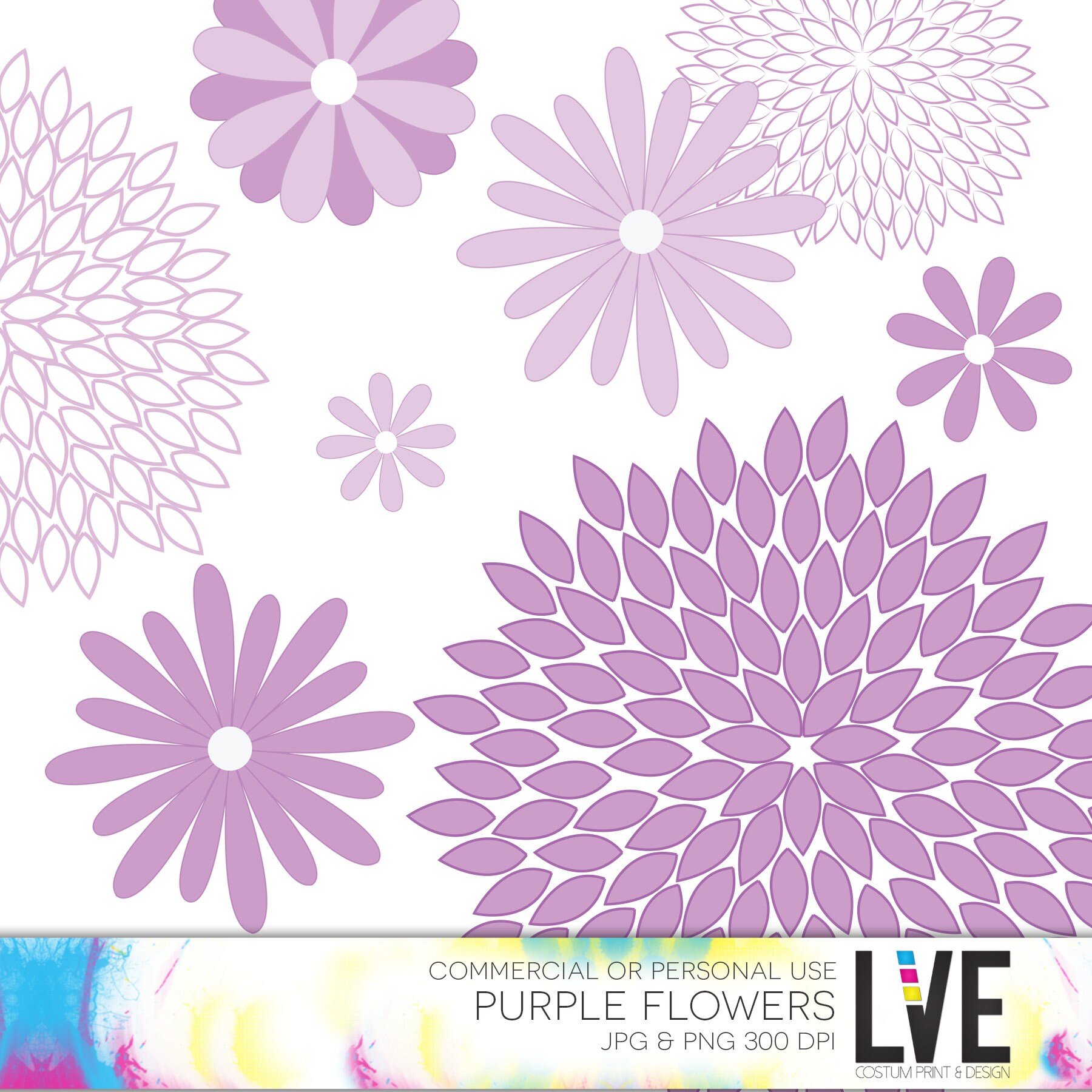 Purple Flowers Clip Art Purple Flower Clip Art Purple Dahlia