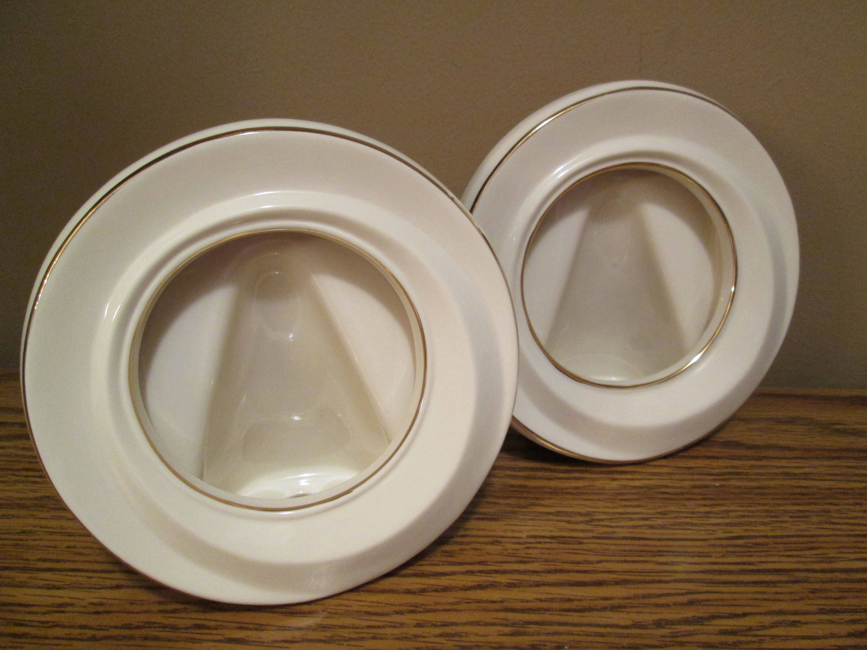 Lenox Picture Frames Set of 2 5" Across Opening 3" Across