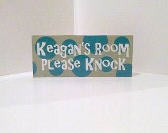 Please knock sign | Etsy