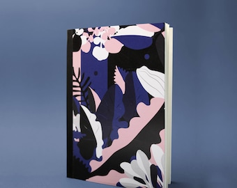Botanical sketchbook - travel memories - for write - to draw book - floral graphic