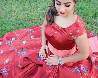 Elena Of Avalor Crown,PRINCESS ELENA TIARA,Princess Crown,Princess Elena Rhinestone Tiara,Princess Elena Halloween Costume Red & blue crown