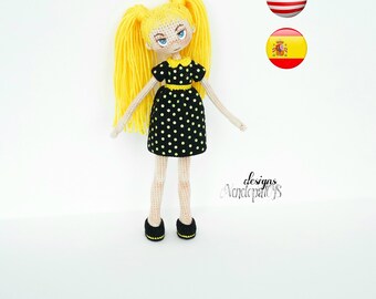 Pattern "Doll Nikki" (amigurumi crochet)