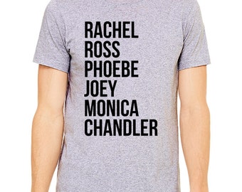 Friends Tv Show Shirt - Friends Show Shirt, I Will Be There For You, Rachel, Ross, Phoebe, Joey, Monica, Chandler, Friends Fan, 90s Shirt