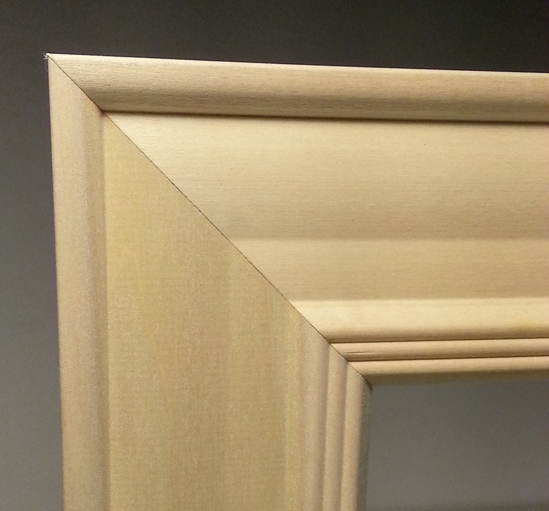 Wide Unfinished Wood Picture Frames Primitive Rustic