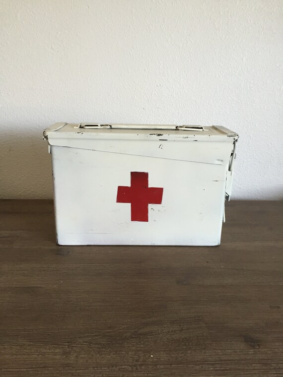 Army First Aid Box Ammo Can First Aid Kit Upcycled Ammo Box