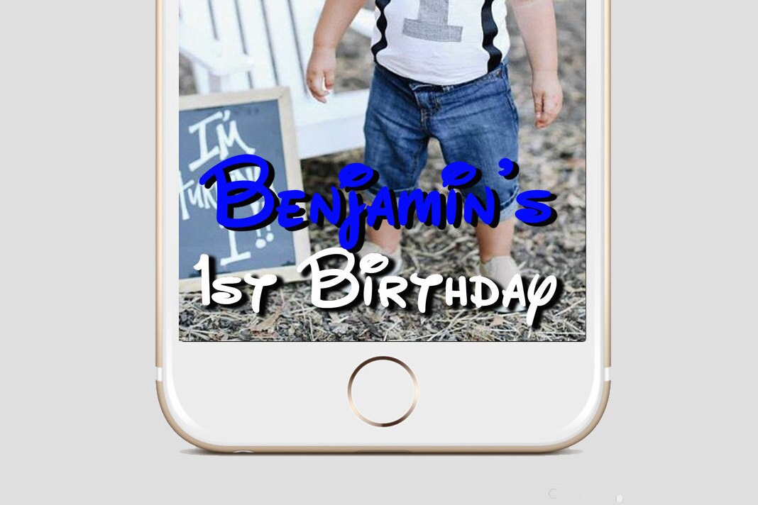 Birthday Snapchat Disney Birthday Snapchat Geofilters Disney