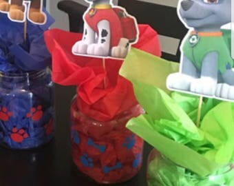 Paw Patrol Centerpieces Cutouts