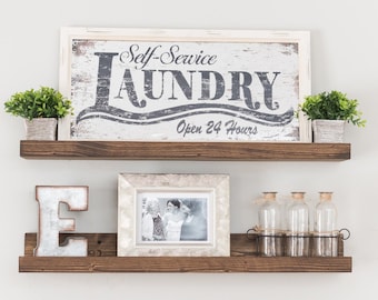Picture Ledge Shelf, Wall Shelf, Nursery Shelf, Picture Shelf, Ledge Shelf, Rustic Shelves, Nursery Shelf