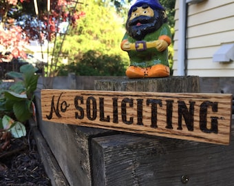 No Soliciting Sign. Home Decor | No Soliciting wood sign | No Soliciting Door Sign | No Soliciting