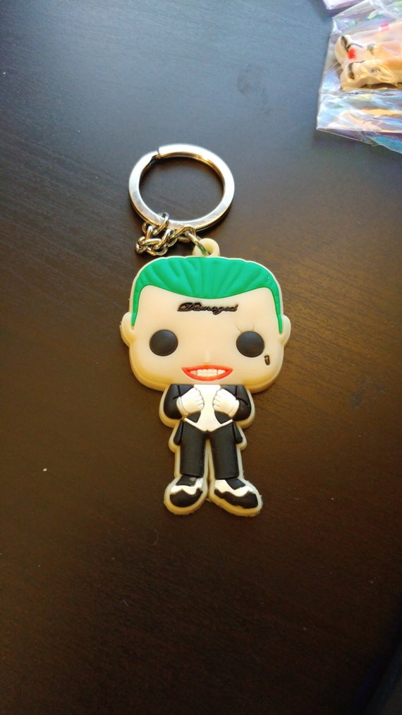 Suicide Squad Joker PVC Keychain by 8BeadsStuff on Etsy