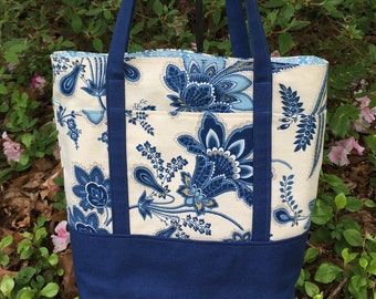 20% OFF Canvas Bag Floral Bag Summer bag Floral tote bag