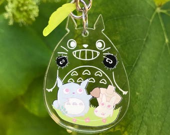 Totoro Terrarium Acrylic Charm