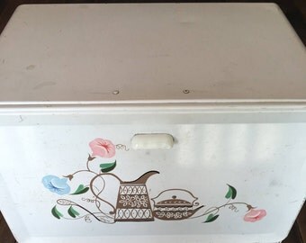 Vintage Tin Ransburg Bread Box