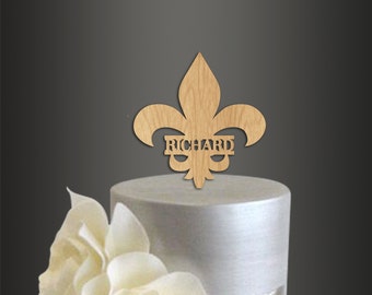 Decoratve Fleur De Ls Cake Topper