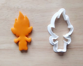 Troll Doll Cookie Cutter & Fondant Cutter / Party Favor Kids Birthday Baby Shower Cake Top