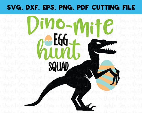 Download Raptor Dinosaur Easter SVG DXF EPSPdf Png Files for Cutting