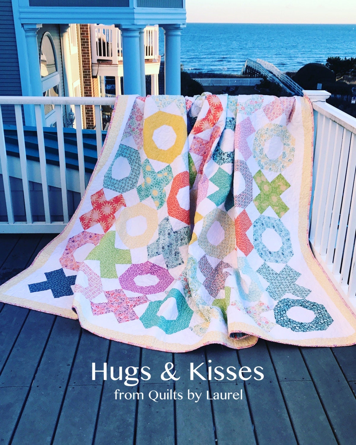 Hugs & Kisses Quilt PDF Pattern by Quilts by Laurel