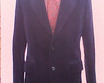 Harry Fenton Velvet Jacket 1970s