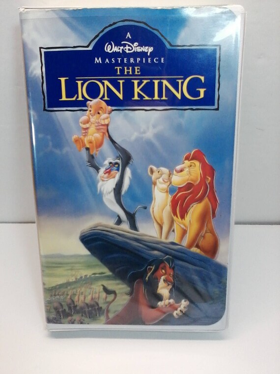 The Lion King VHS Movie Walt Disney Masterpiece Collection by